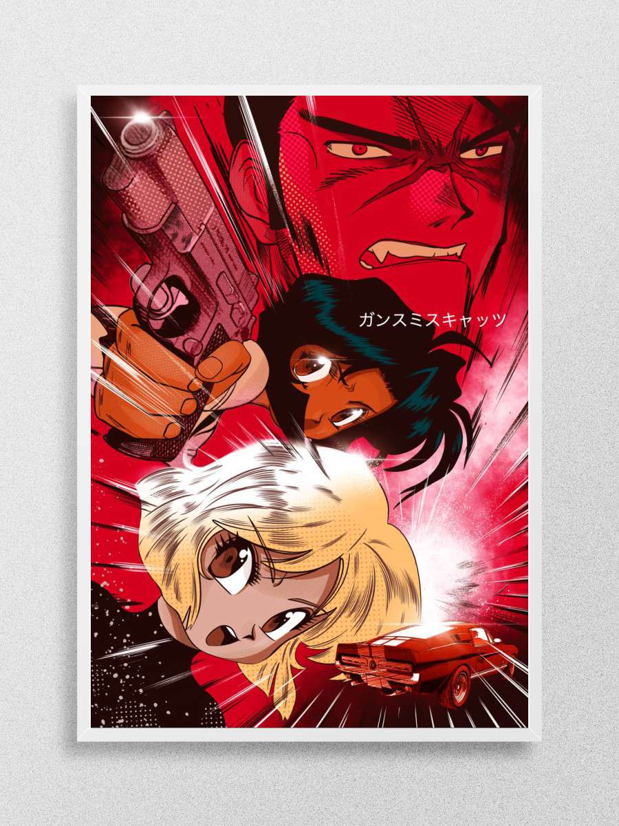 Gunsmith Cats Anime Poster Çerçevesiz Yüksek Kalite Anime Duvar Poster