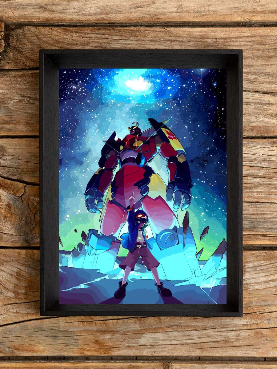 Gurren lagann Anime Poster Çerçevesiz Yüksek Kalite Anime Duvar Poster