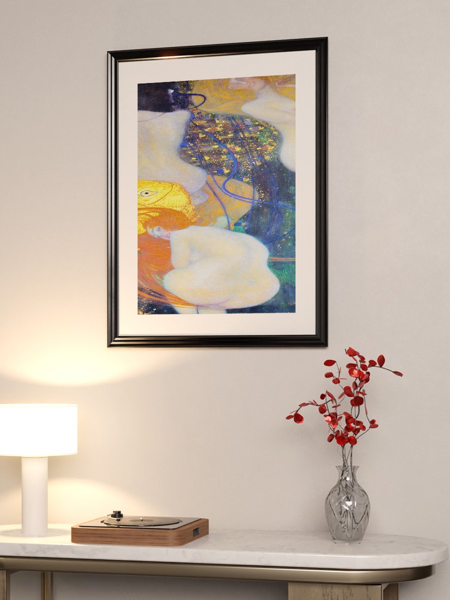 Gustav Klimt Goldfish Tablo Sanatsal Ünlü Ressam Poster Çerçevesiz Yüksek Kalite Poster