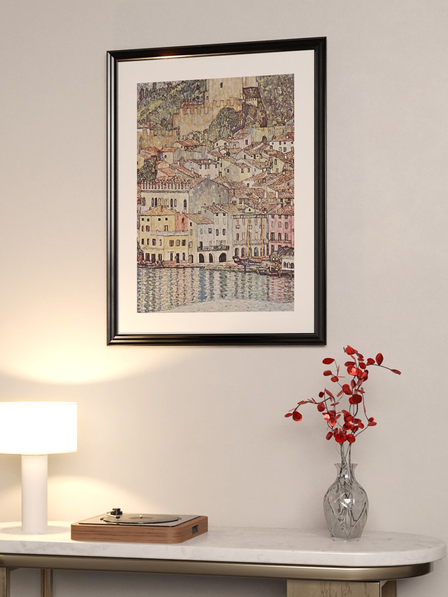 Gustav Klimt Lake Garda Tablo Sanatsal Ünlü Ressam Poster Çerçevesiz Yüksek Kalite Poster