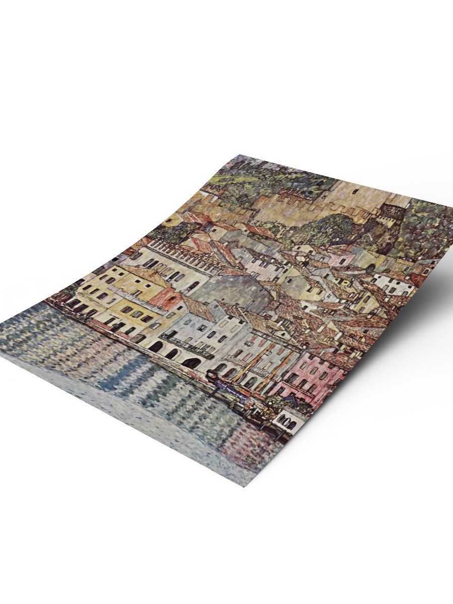 Gustav Klimt Lake Garda Tablo Sanatsal Ünlü Ressam Poster Çerçevesiz Yüksek Kalite Poster