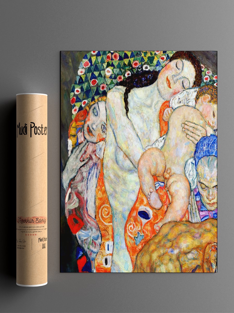 Gustav Klimt Life Tablo Sanatsal Ünlü Ressam Poster Çerçevesiz Yüksek Kalite Poster