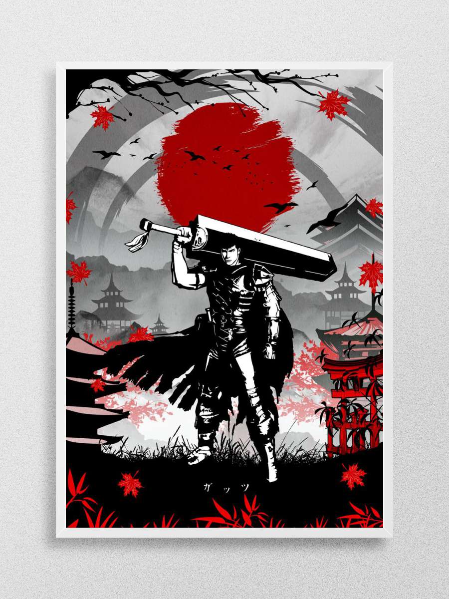 Guts Berserk Anime Anime Poster Çerçevesiz Yüksek Kalite Anime Duvar Poster