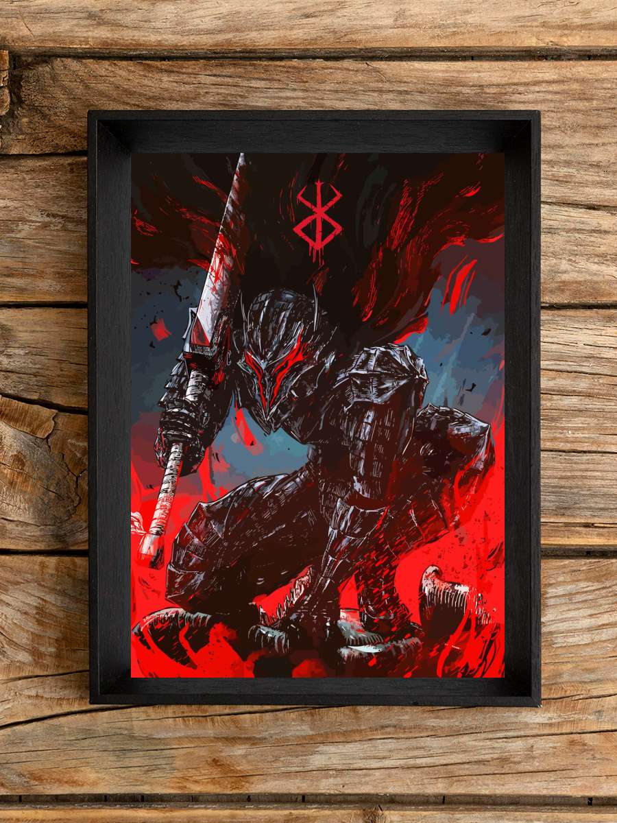 Guts Berserk Anime Poster Çerçevesiz Yüksek Kalite Anime Duvar Poster