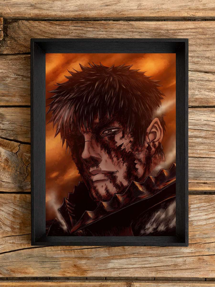 Guts Berserk Anime Poster Çerçevesiz Yüksek Kalite Anime Duvar Poster