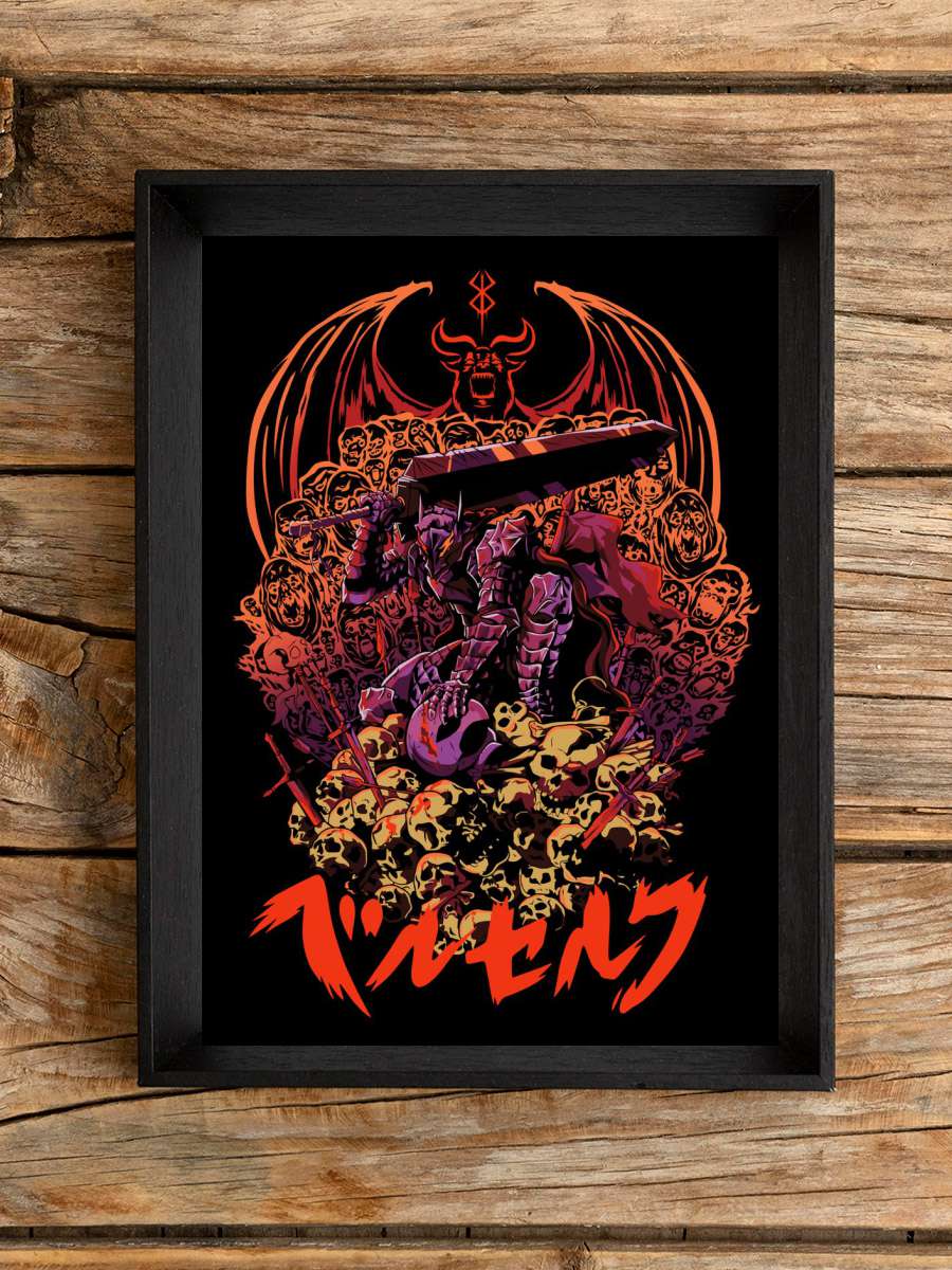 Guts Berserk Anime Poster Çerçevesiz Yüksek Kalite Anime Duvar Poster