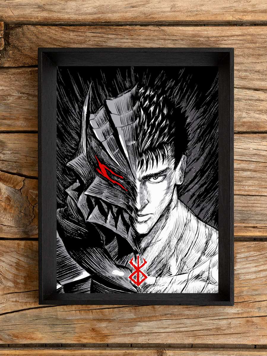 Guts Berserk Anime Poster Çerçevesiz Yüksek Kalite Anime Duvar Poster