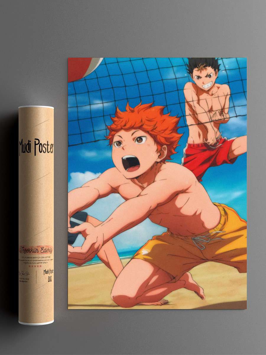 Haikyu Anime Poster Çerçevesiz Yüksek Kalite Anime Duvar Poster