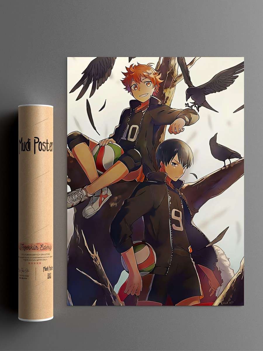 Haikyu Anime Poster Çerçevesiz Yüksek Kalite Anime Duvar Poster
