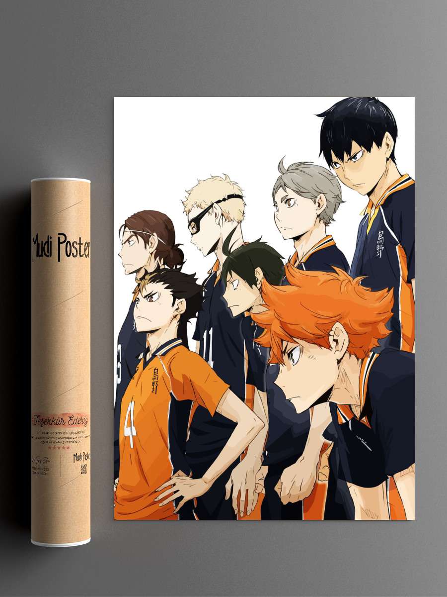 Haikyuu art Anime Poster Çerçevesiz Yüksek Kalite Anime Duvar Poster