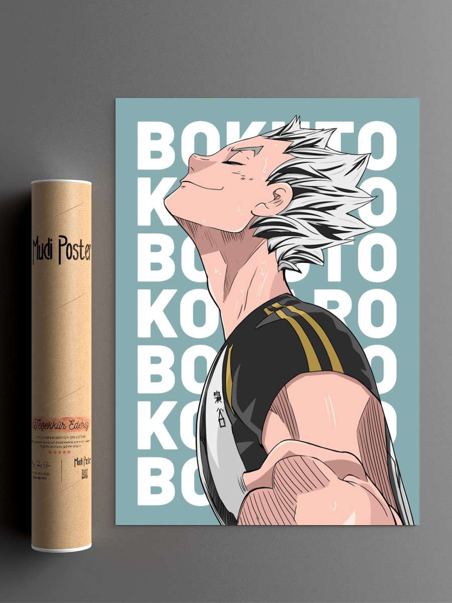 Haikyuu Bokuto Kotaro Anime Poster Çerçevesiz Yüksek Kalite Anime Duvar Poster