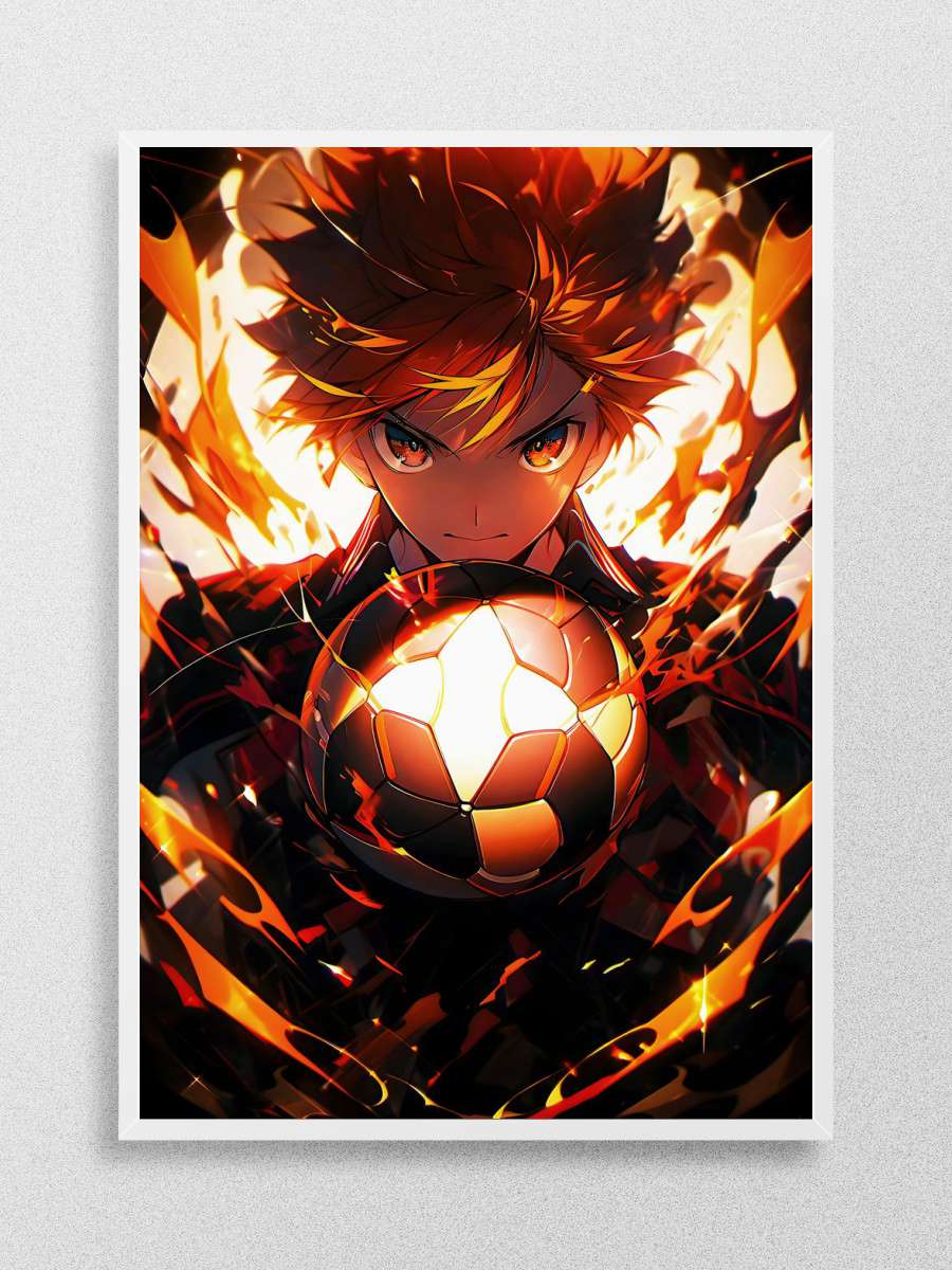 Haikyuu Hinata Shoyo Anime Poster Çerçevesiz Yüksek Kalite Anime Duvar Poster