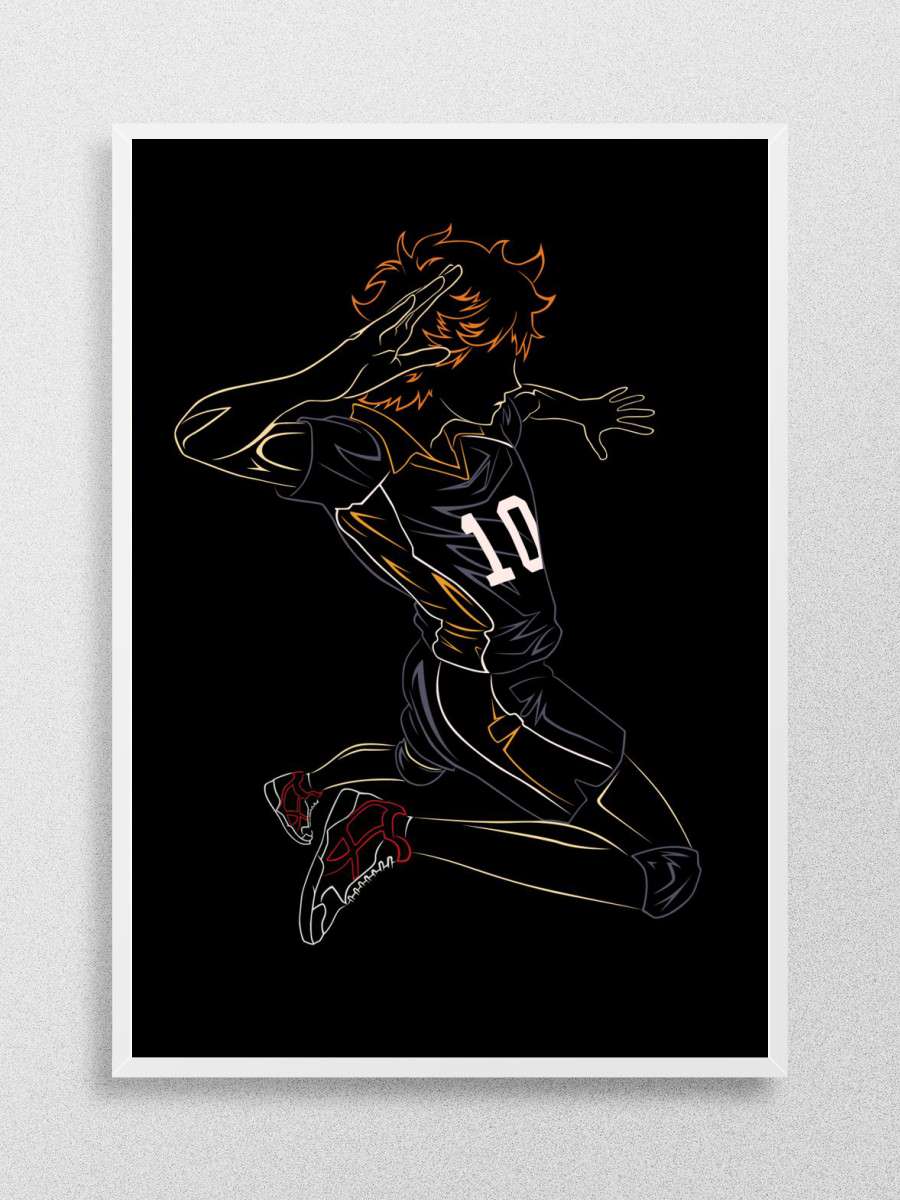 Haikyuu Hinata Shoyo Anime Poster Çerçevesiz Yüksek Kalite Anime Duvar Poster