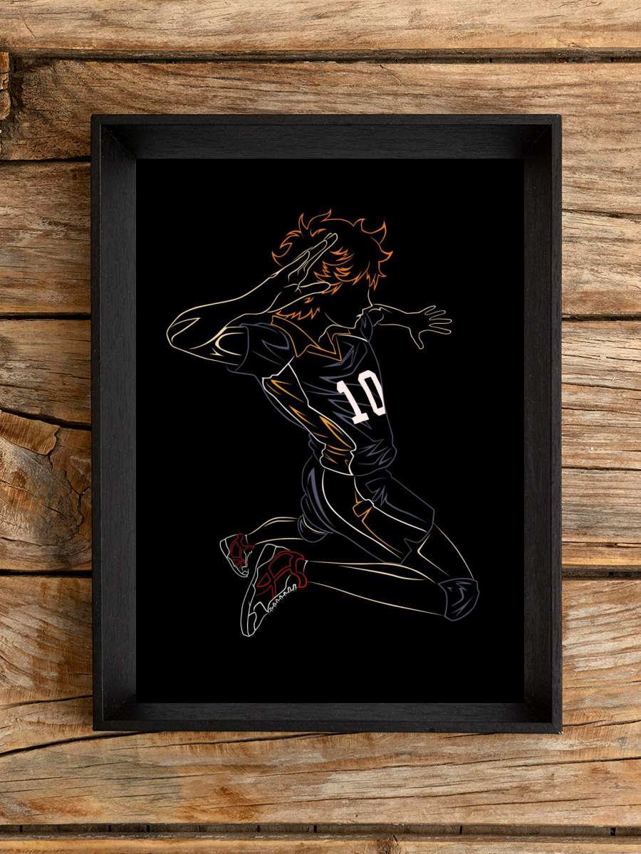 Haikyuu Hinata Shoyo Anime Poster Çerçevesiz Yüksek Kalite Anime Duvar Poster
