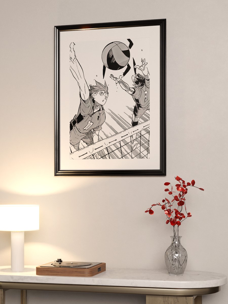 Haikyuu Manga Anime Poster Çerçevesiz Yüksek Kalite Anime Duvar Poster