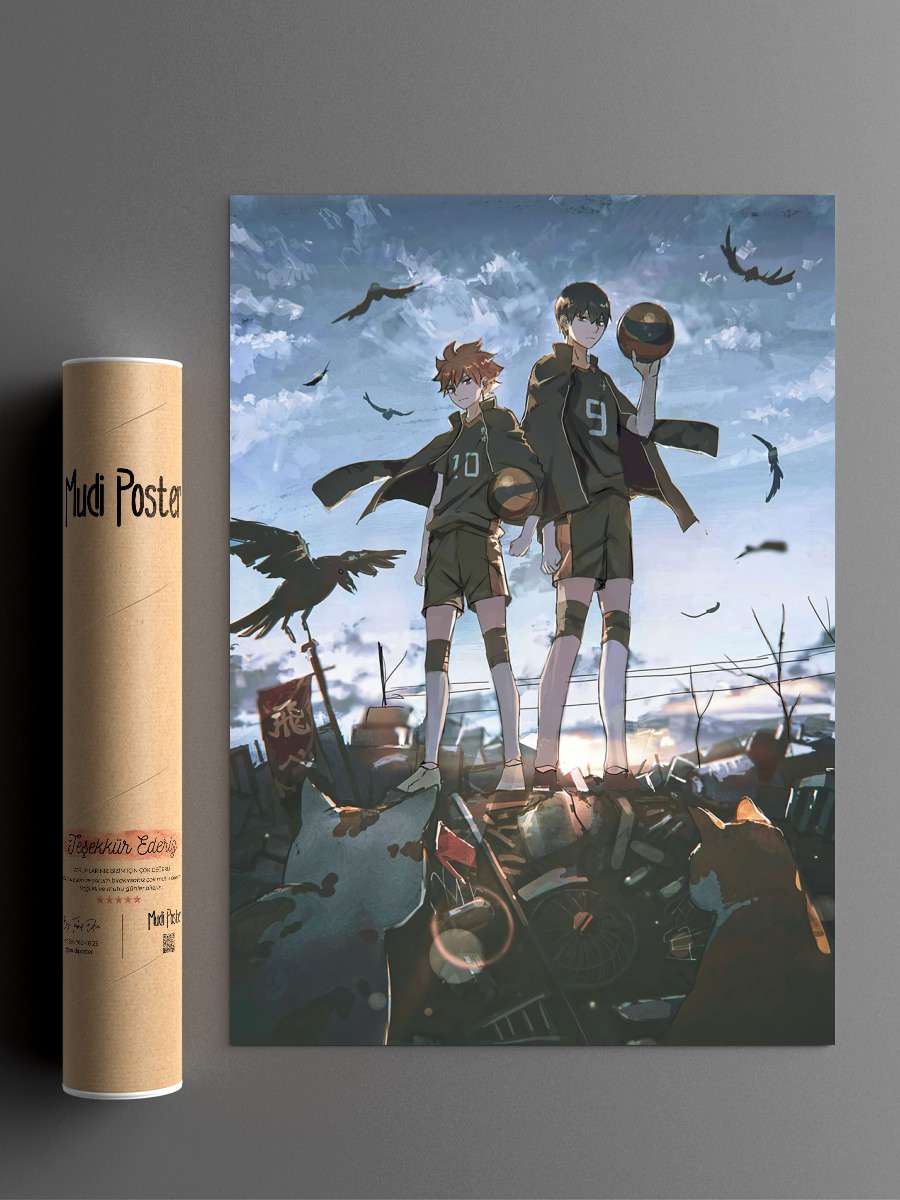 haikyuu Anime Poster Çerçevesiz Yüksek Kalite Anime Duvar Poster