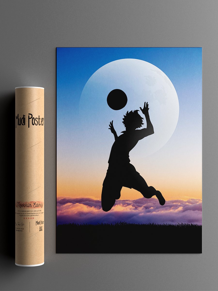 Haikyuu Anime Poster Çerçevesiz Yüksek Kalite Anime Duvar Poster