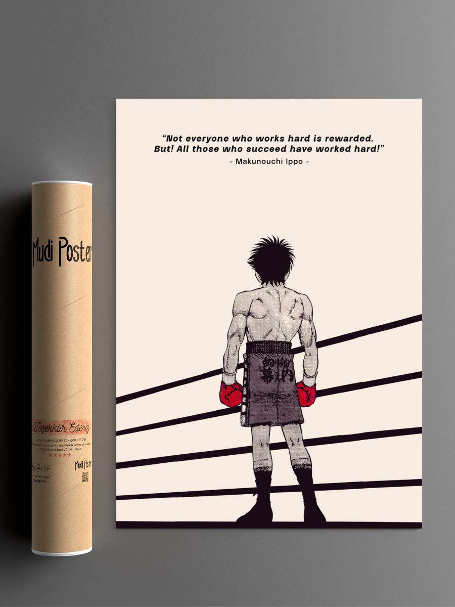 Hajime No Ippo Animes Anime Poster Çerçevesiz Yüksek Kalite Anime Duvar Poster