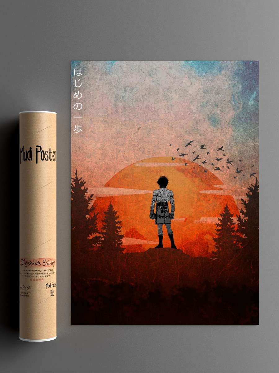Hajime no Ippo Anime Poster Çerçevesiz Yüksek Kalite Anime Duvar Poster