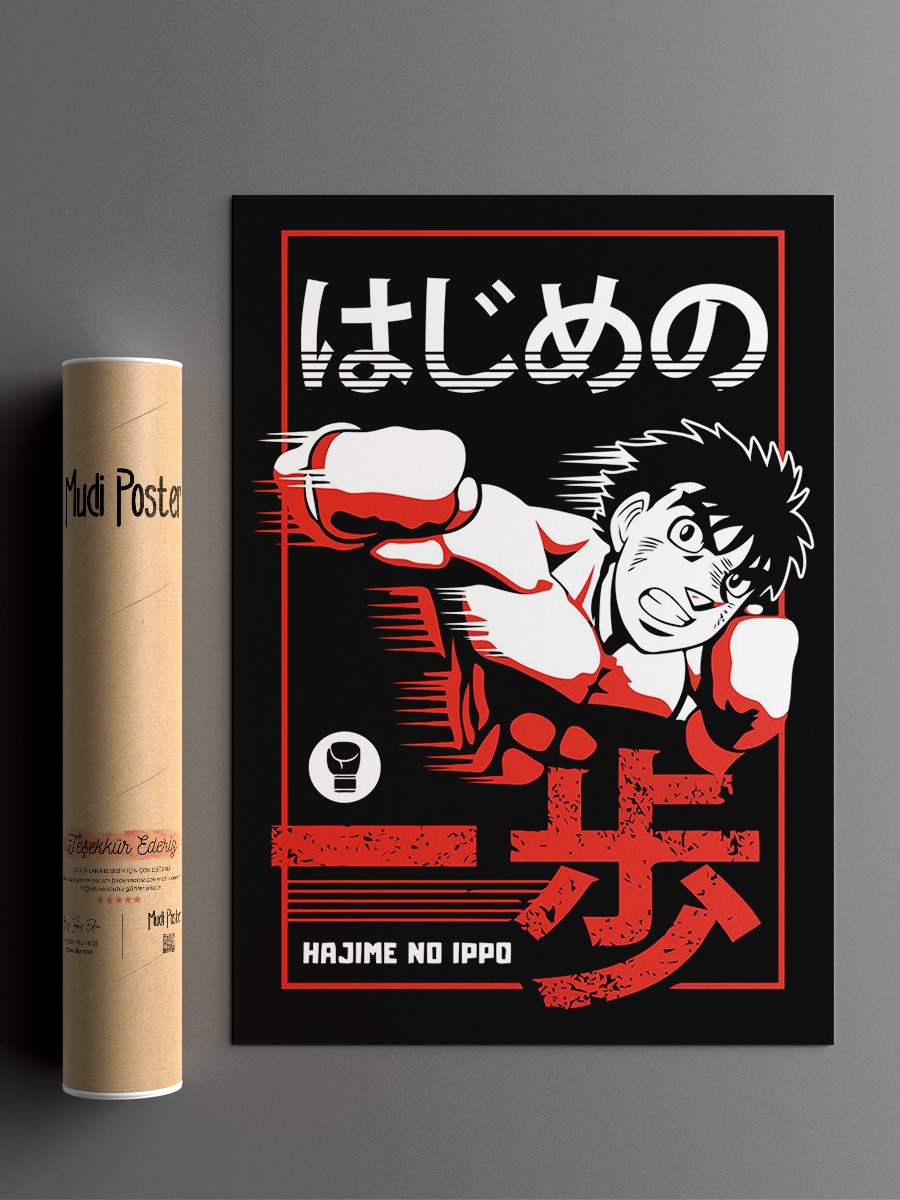 Hajime no Ippo Anime Poster Çerçevesiz Yüksek Kalite Anime Duvar Poster