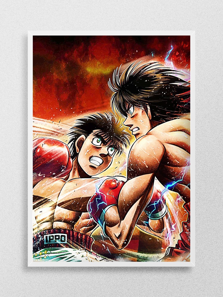 Hajime No Ippo Anime Poster Çerçevesiz Yüksek Kalite Anime Duvar Poster