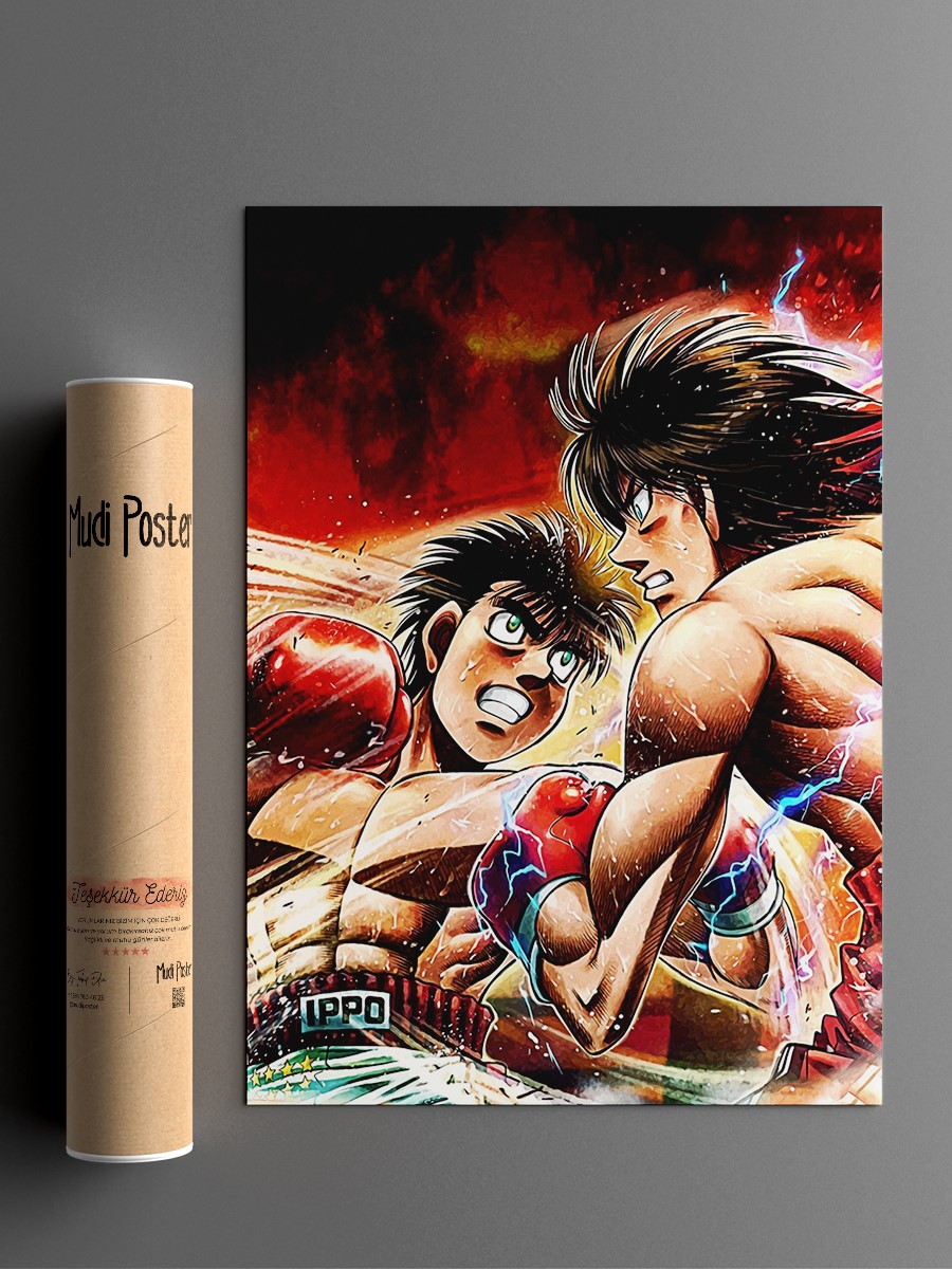 Hajime No Ippo Anime Poster Çerçevesiz Yüksek Kalite Anime Duvar Poster