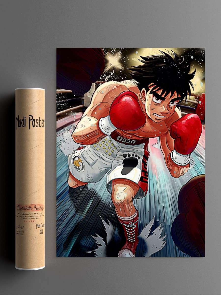 Hajime No Ippo Anime Poster Çerçevesiz Yüksek Kalite Anime Duvar Poster