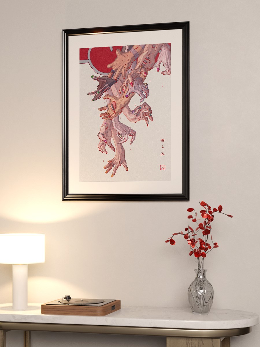 hands of akatsuki Anime Poster Çerçevesiz Yüksek Kalite Anime Duvar Poster
