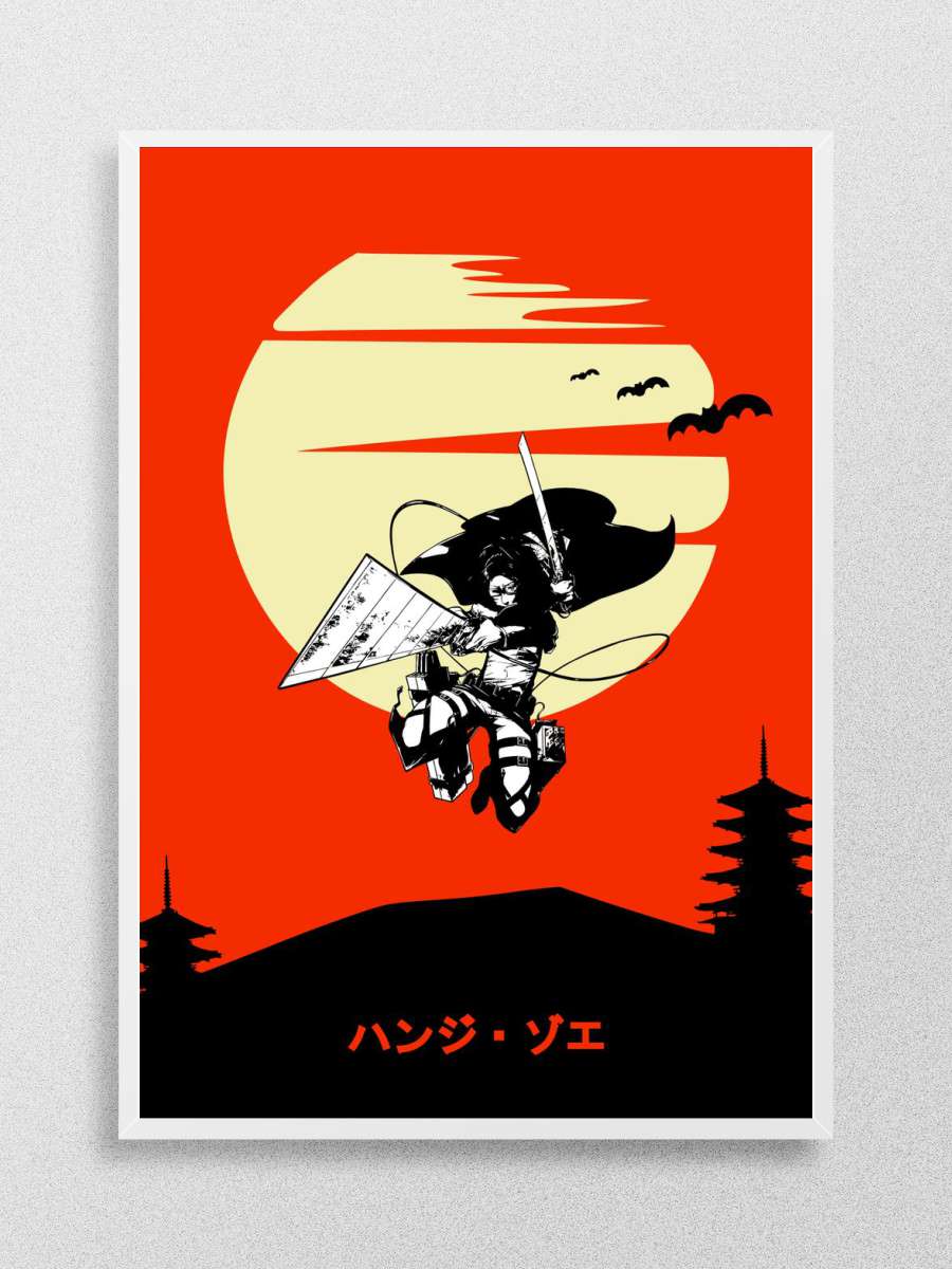Hange Anime Poster Çerçevesiz Yüksek Kalite Anime Duvar Poster