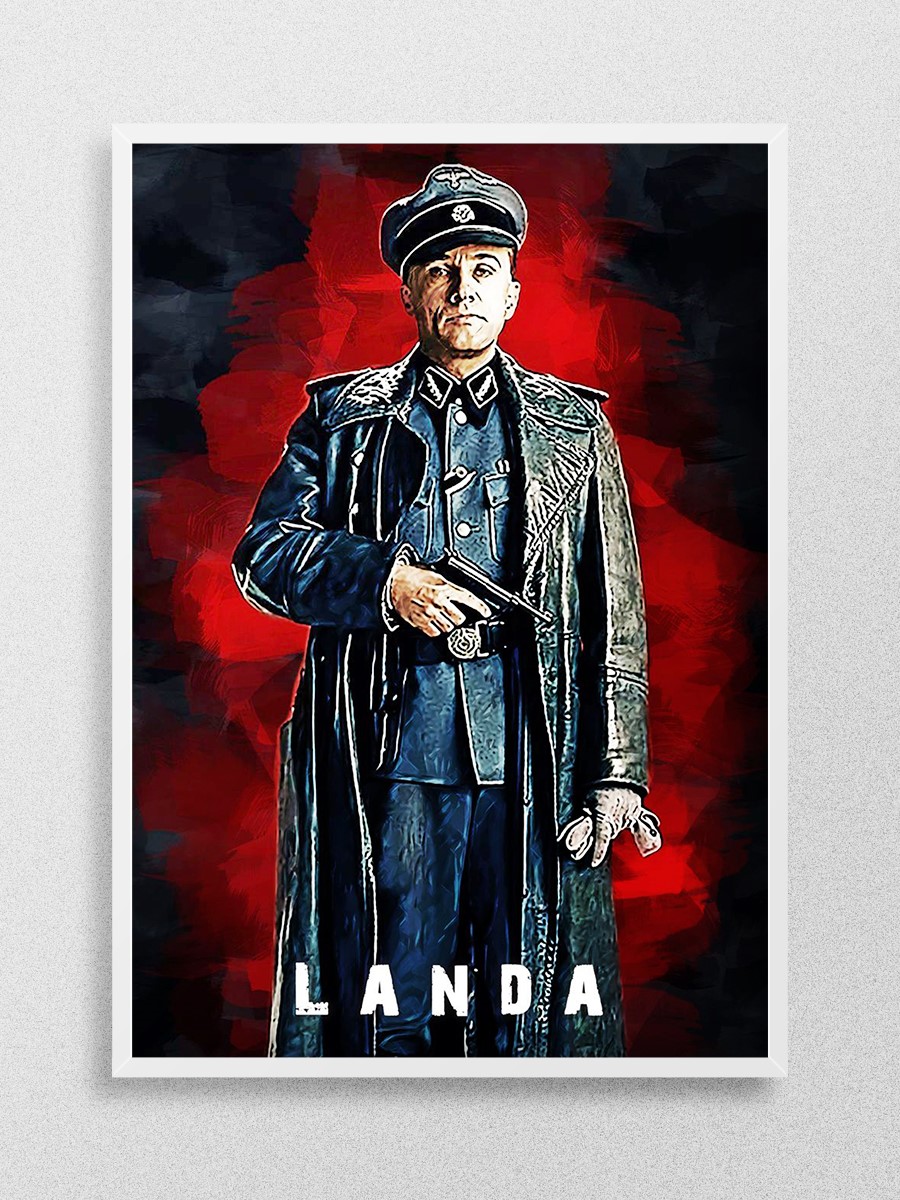 Hans Landa Poster, Çerçevesiz Tv Film Poster