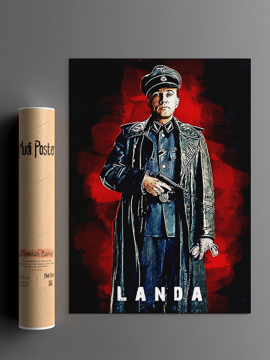 Hans Landa Poster, Çerçevesiz Tv Film Poster