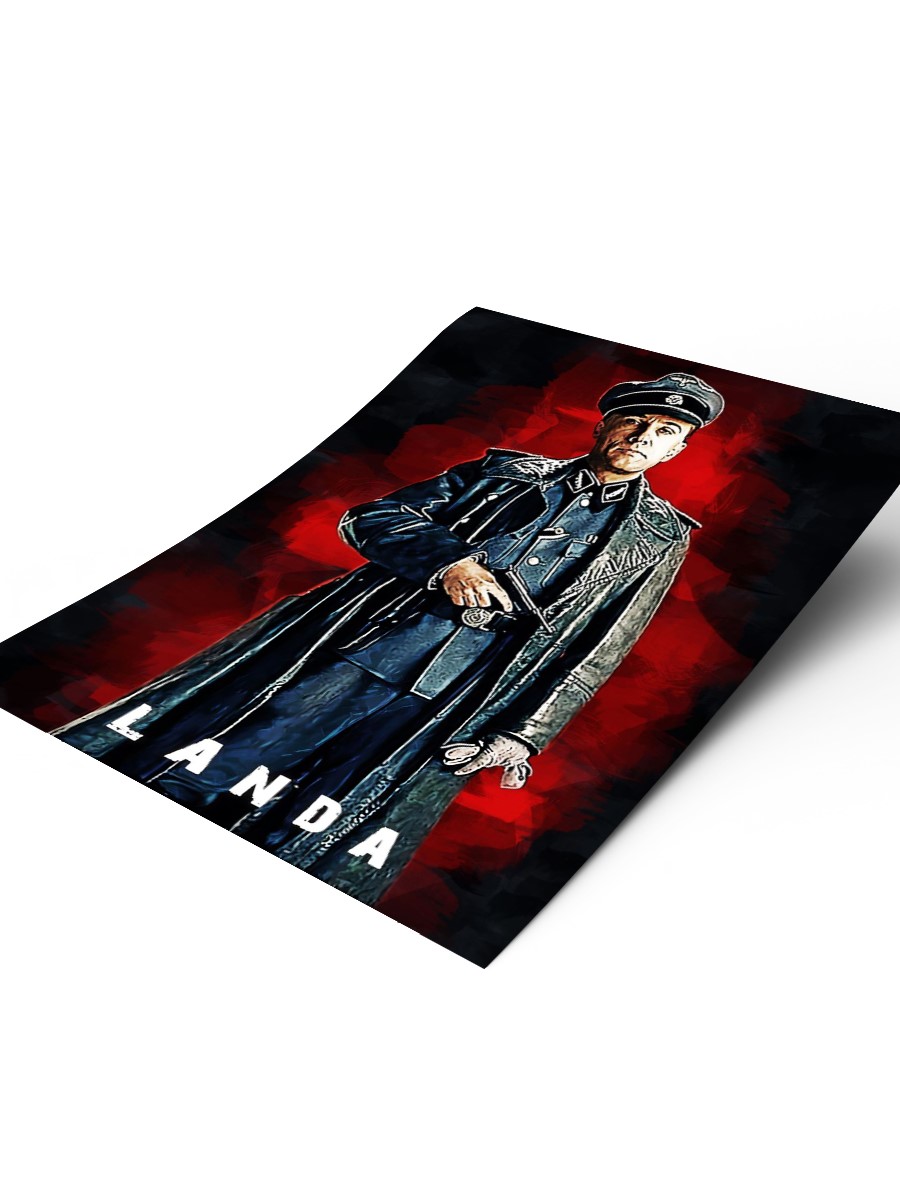 Hans Landa Poster, Çerçevesiz Tv Film Poster
