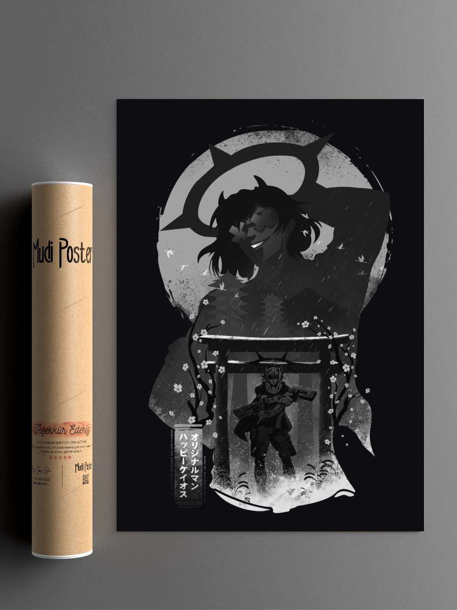 Happy Chaos Guilty Gear Anime Poster Çerçevesiz Yüksek Kalite Anime Duvar Poster