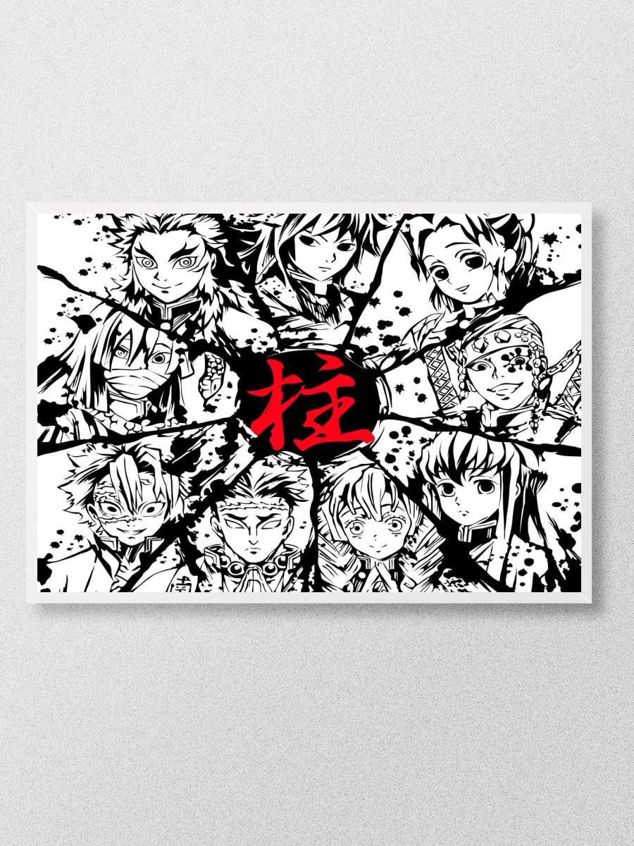 Hashira demon slayer Anime Poster Çerçevesiz Yüksek Kalite Anime Duvar Poster