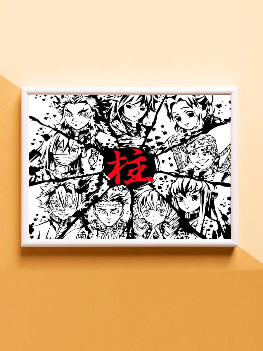 Hashira demon slayer Anime Poster Çerçevesiz Yüksek Kalite Anime Duvar Poster