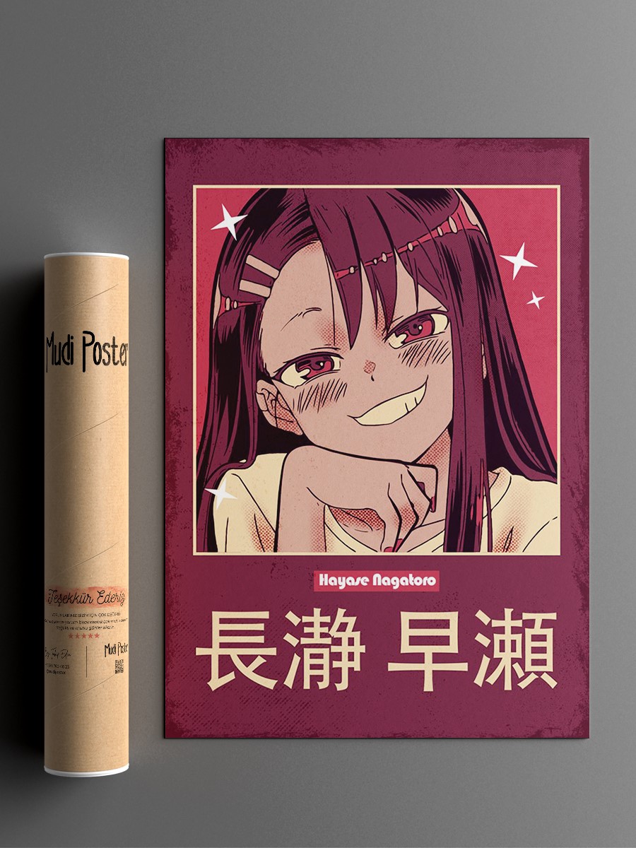 Hayase Nagatoro Anime Poster Çerçevesiz Yüksek Kalite Anime Duvar Poster