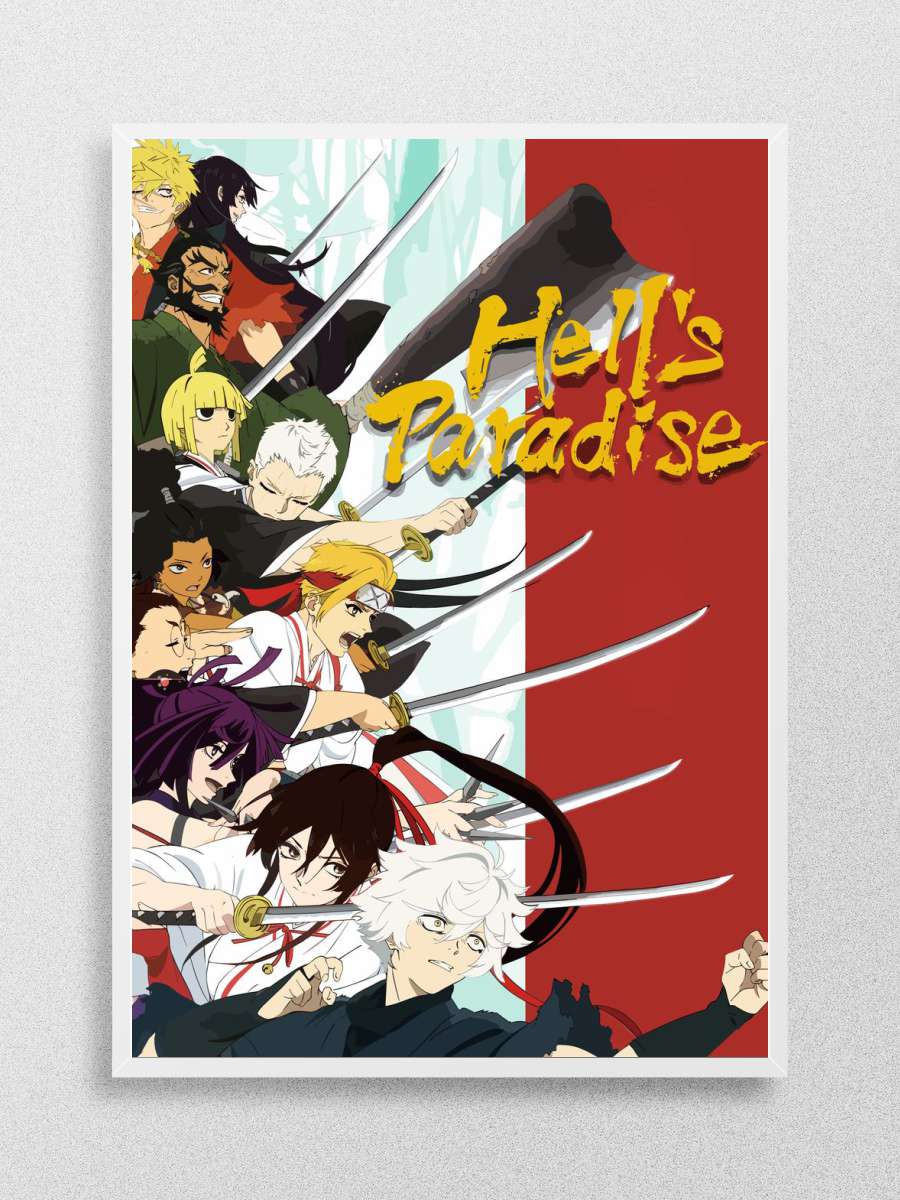 Hell Paradise Anime Poster Çerçevesiz Yüksek Kalite Anime Duvar Poster