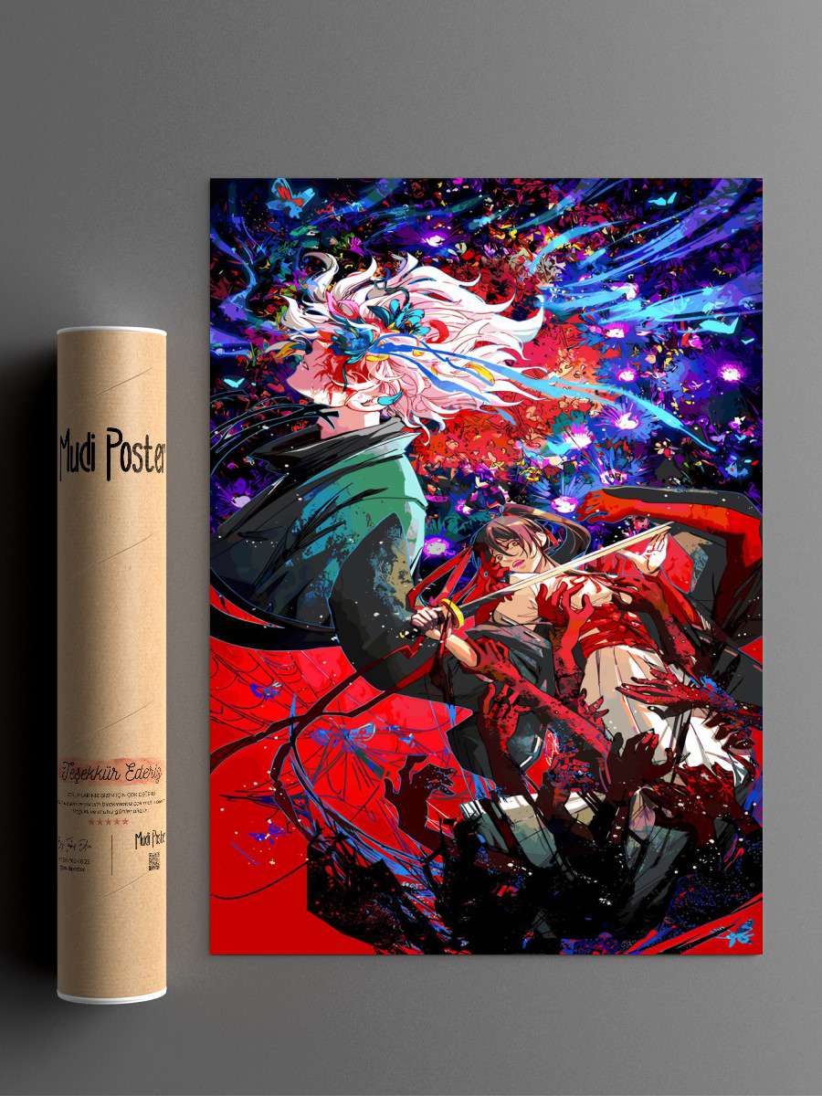 hells paradise gabimaru Anime Poster Çerçevesiz Yüksek Kalite Anime Duvar Poster