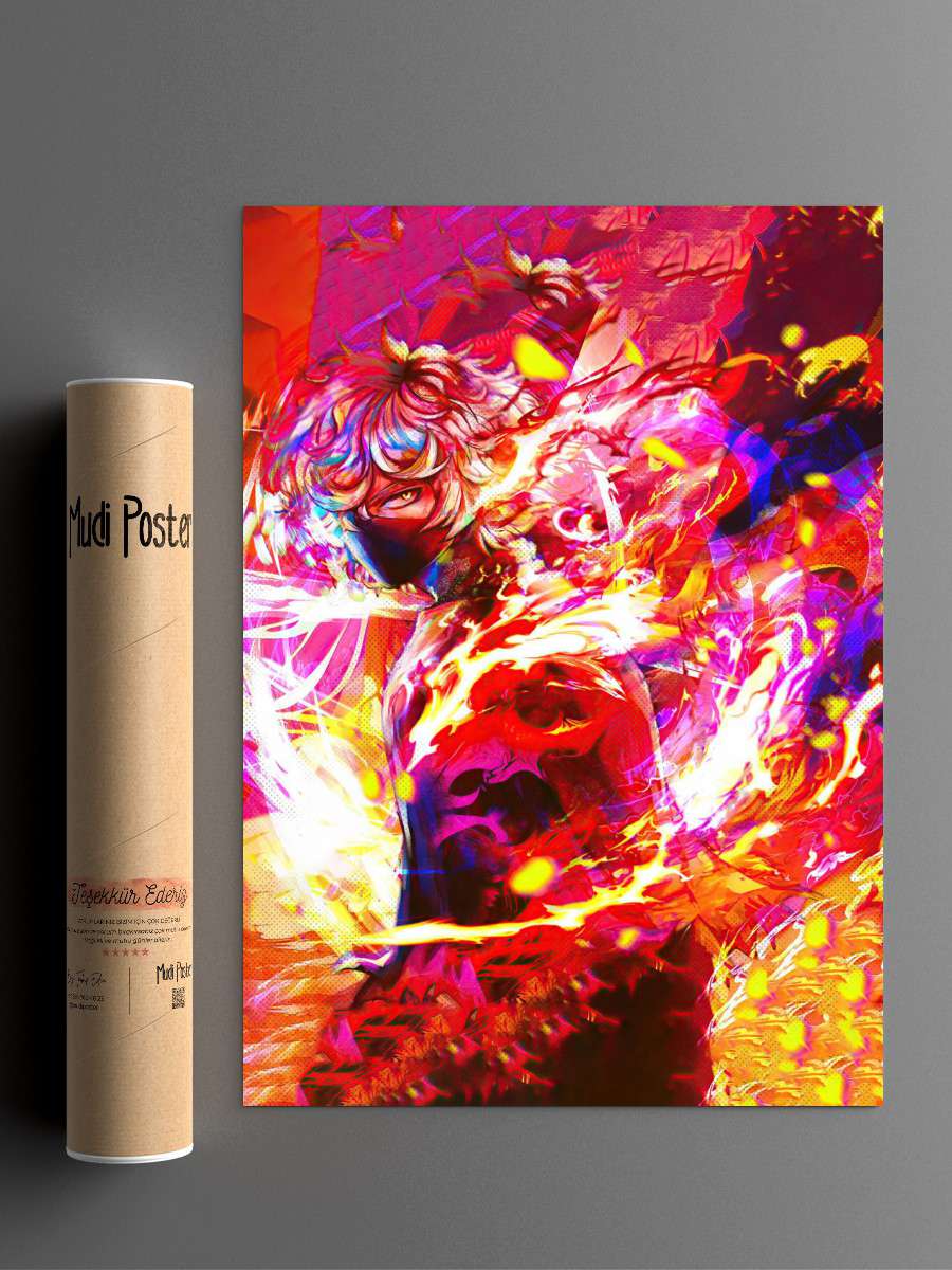 Hells paradise Gabimaru Anime Poster Çerçevesiz Yüksek Kalite Anime Duvar Poster