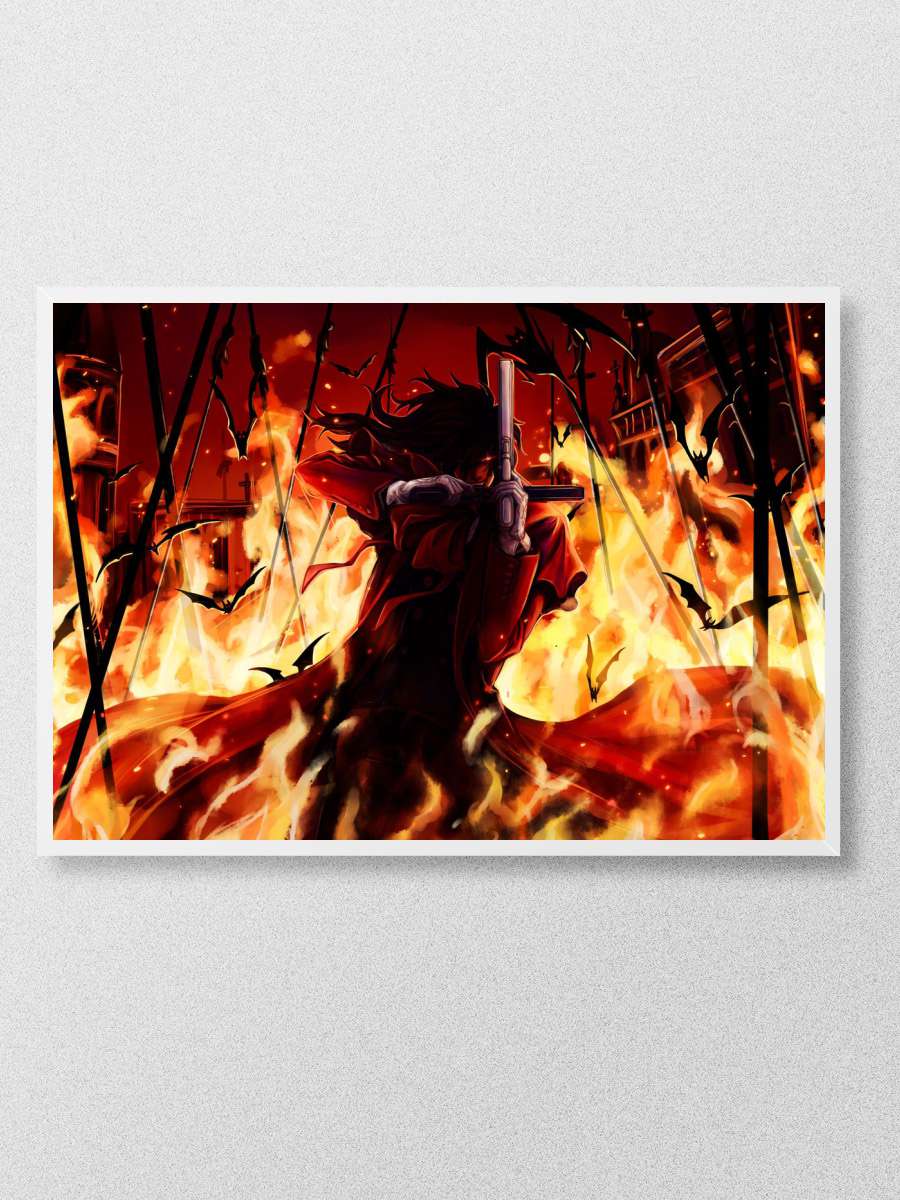 Hellsing Anime Poster Çerçevesiz Yüksek Kalite Anime Duvar Poster