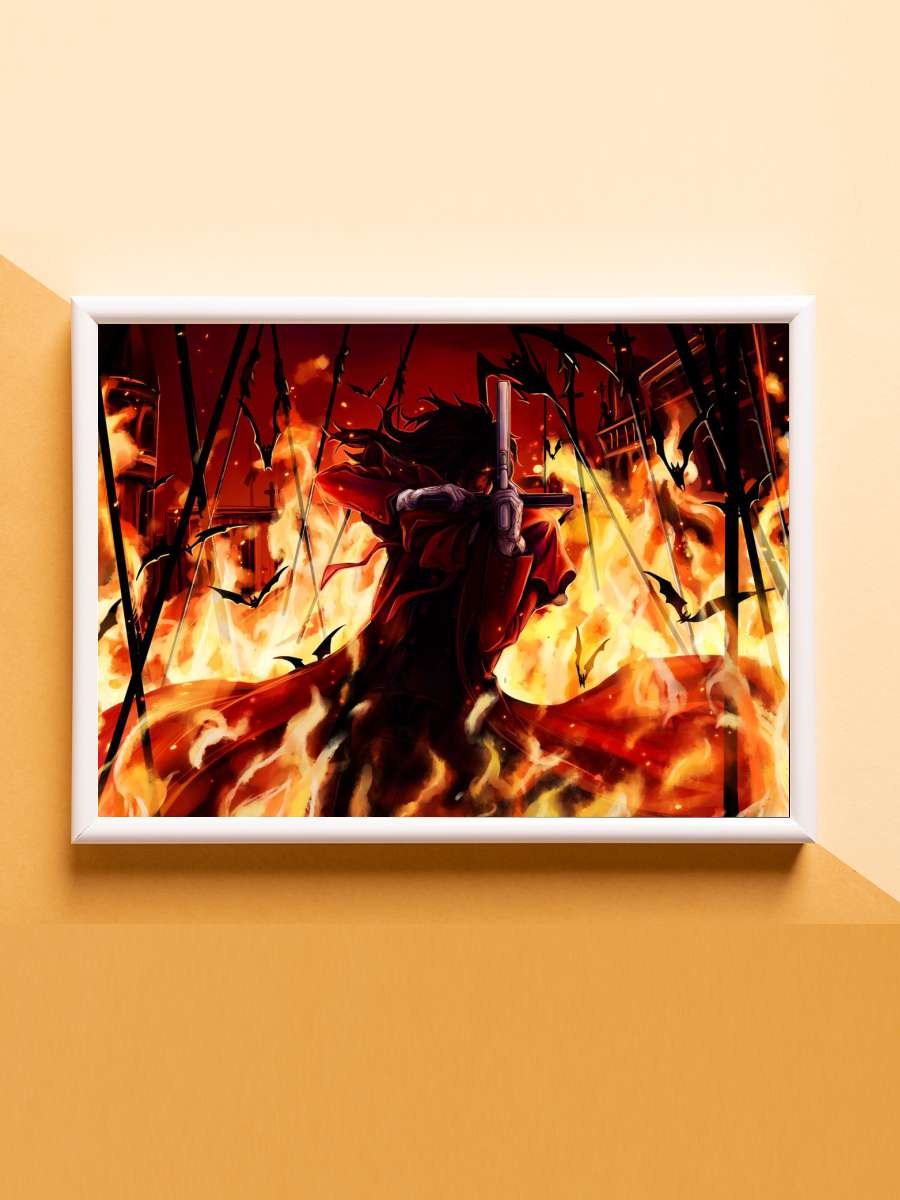 Hellsing Anime Poster Çerçevesiz Yüksek Kalite Anime Duvar Poster