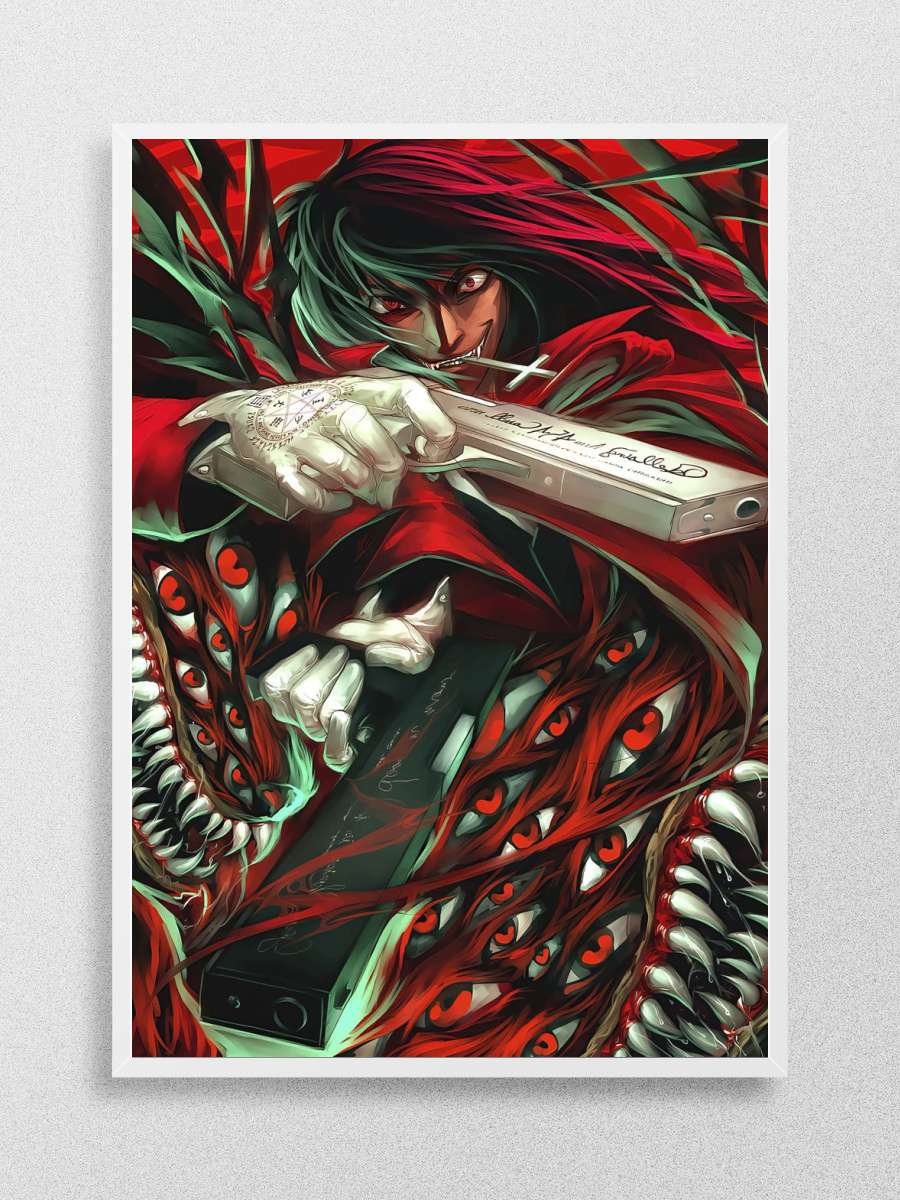 Hellsing Anime Poster Çerçevesiz Yüksek Kalite Anime Duvar Poster