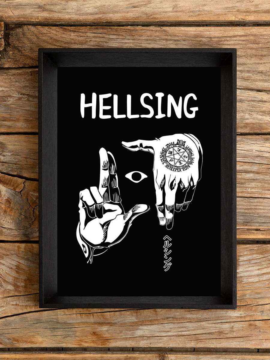 Hellsing Anime Poster Çerçevesiz Yüksek Kalite Anime Duvar Poster