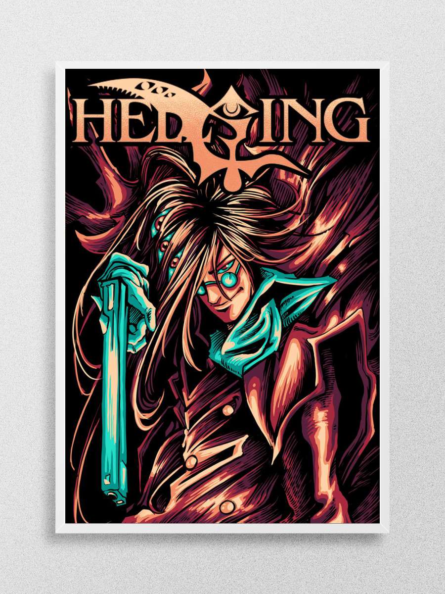 hellsing Anime Poster Çerçevesiz Yüksek Kalite Anime Duvar Poster