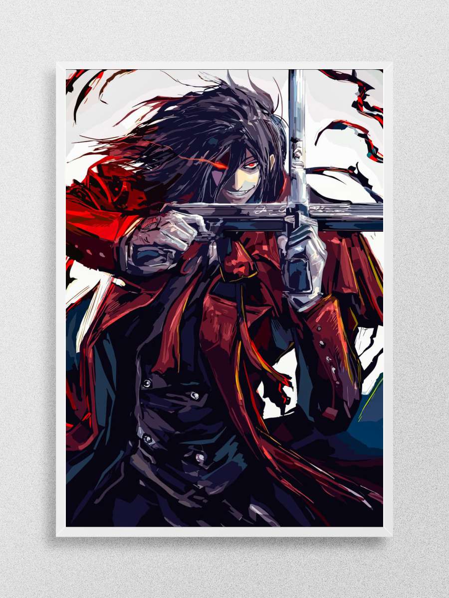Hellsing Anime Poster Çerçevesiz Yüksek Kalite Anime Duvar Poster