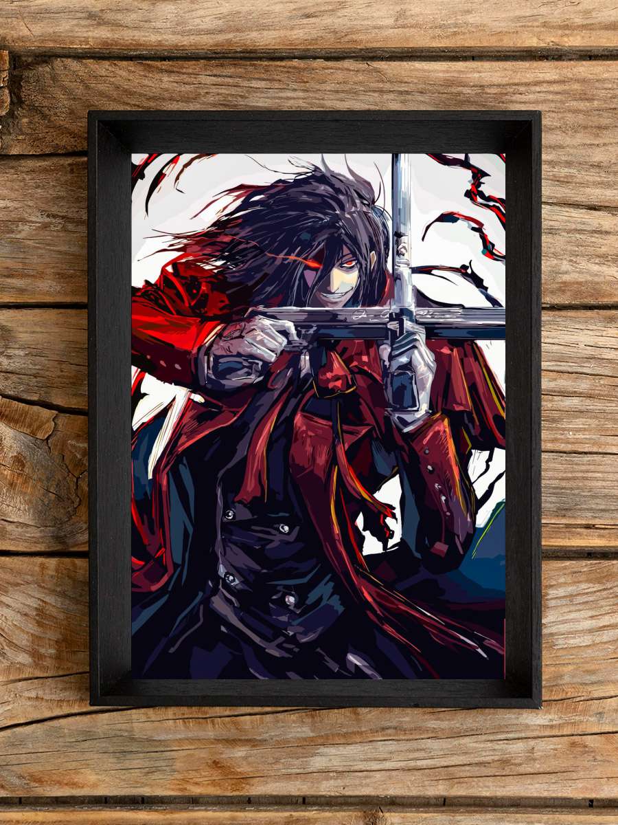 Hellsing Anime Poster Çerçevesiz Yüksek Kalite Anime Duvar Poster