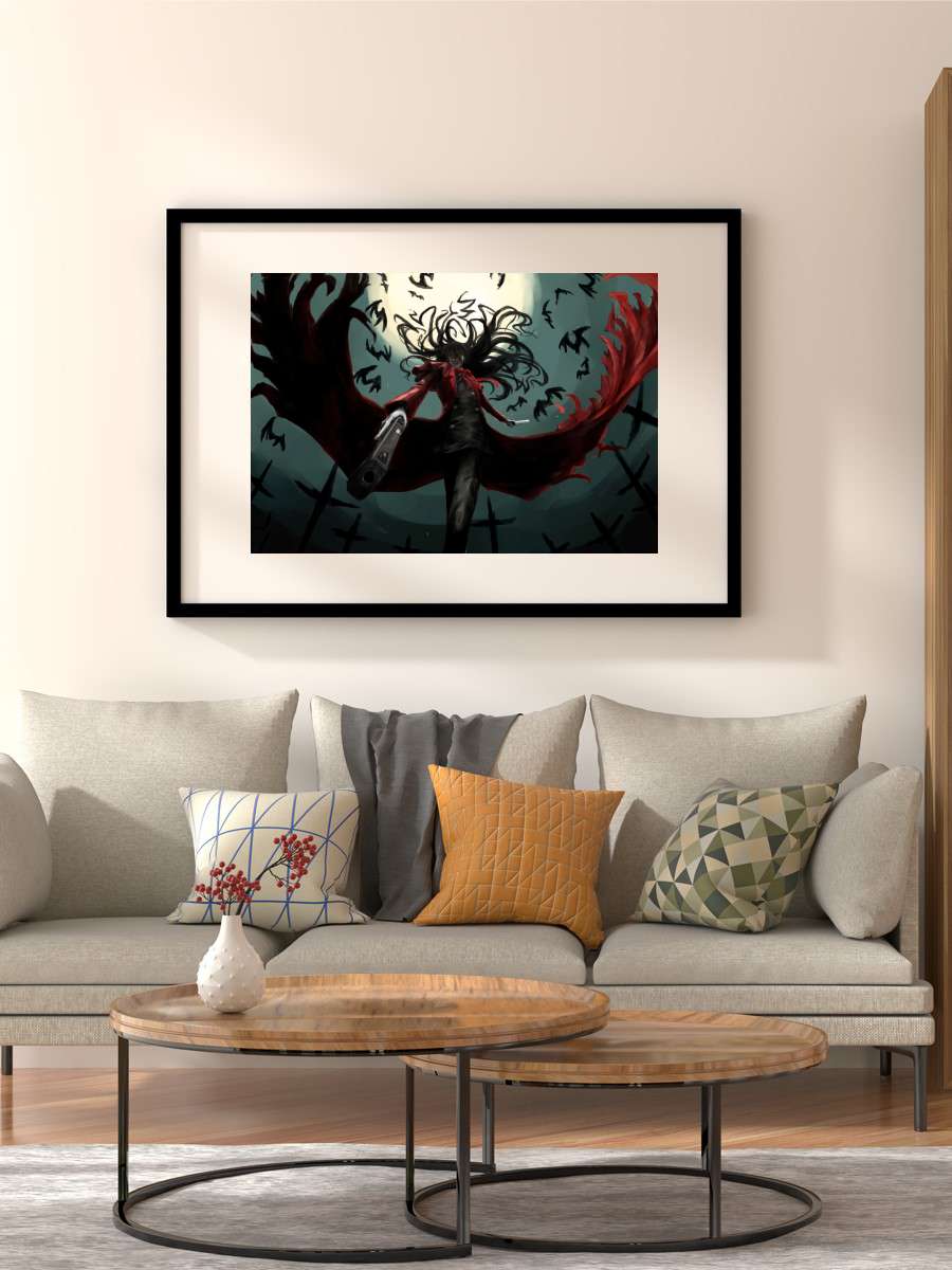 Hellsing Poster Anime Poster Çerçevesiz Yüksek Kalite Anime Duvar Poster