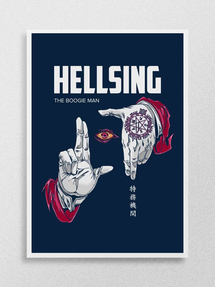 Hellsing the boogie man Anime Poster Çerçevesiz Yüksek Kalite Anime Duvar Poster
