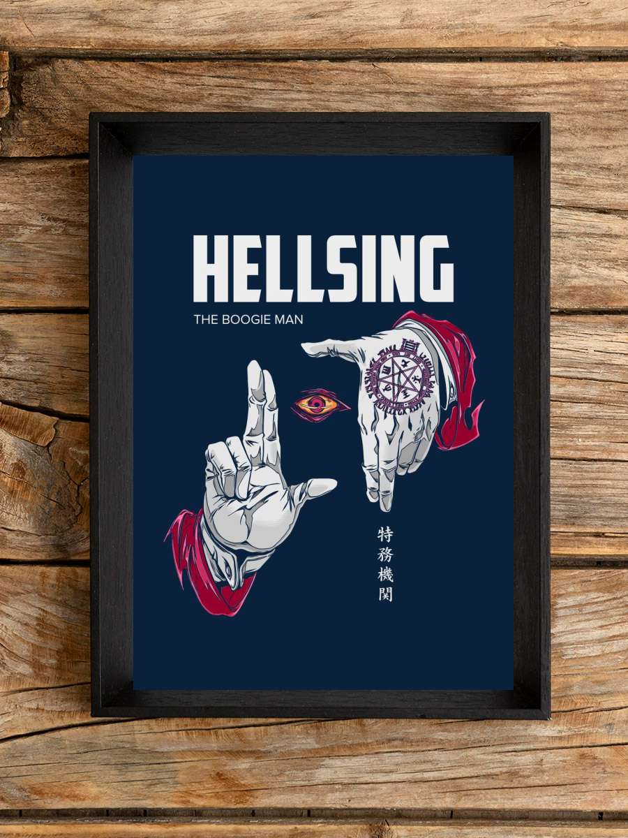 Hellsing the boogie man Anime Poster Çerçevesiz Yüksek Kalite Anime Duvar Poster