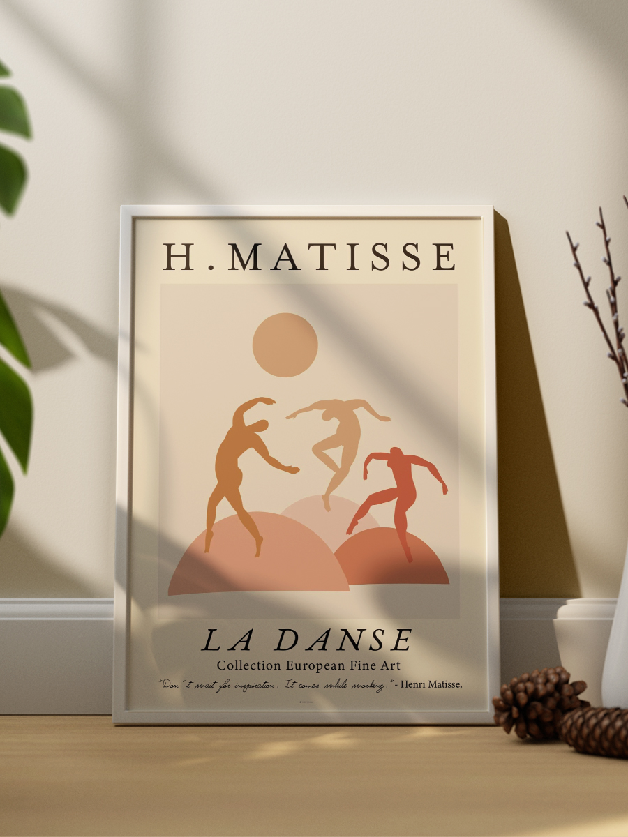 Henry Matisse Soyut Poster Modern Duvar Tablosu Çerçevesiz Poster Salon, Mutfak Ve Ofis Duvar Dekoru